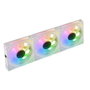 Mars Gaming MF-LINKFINITYKIT Pack 3 Ventiladores ARGB Blancos 12cm